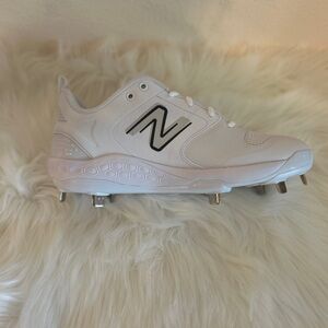 New Balance Fresh Foam X 3000 v6 White (Metal Cleat)